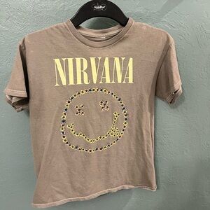 Nirvana women’s Brown T-Shirt